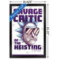 thumbnail image 3 of Rick And Morty - Savage Critic Wall Poster, 14.725" x 22.375", Framed, 3 of 5