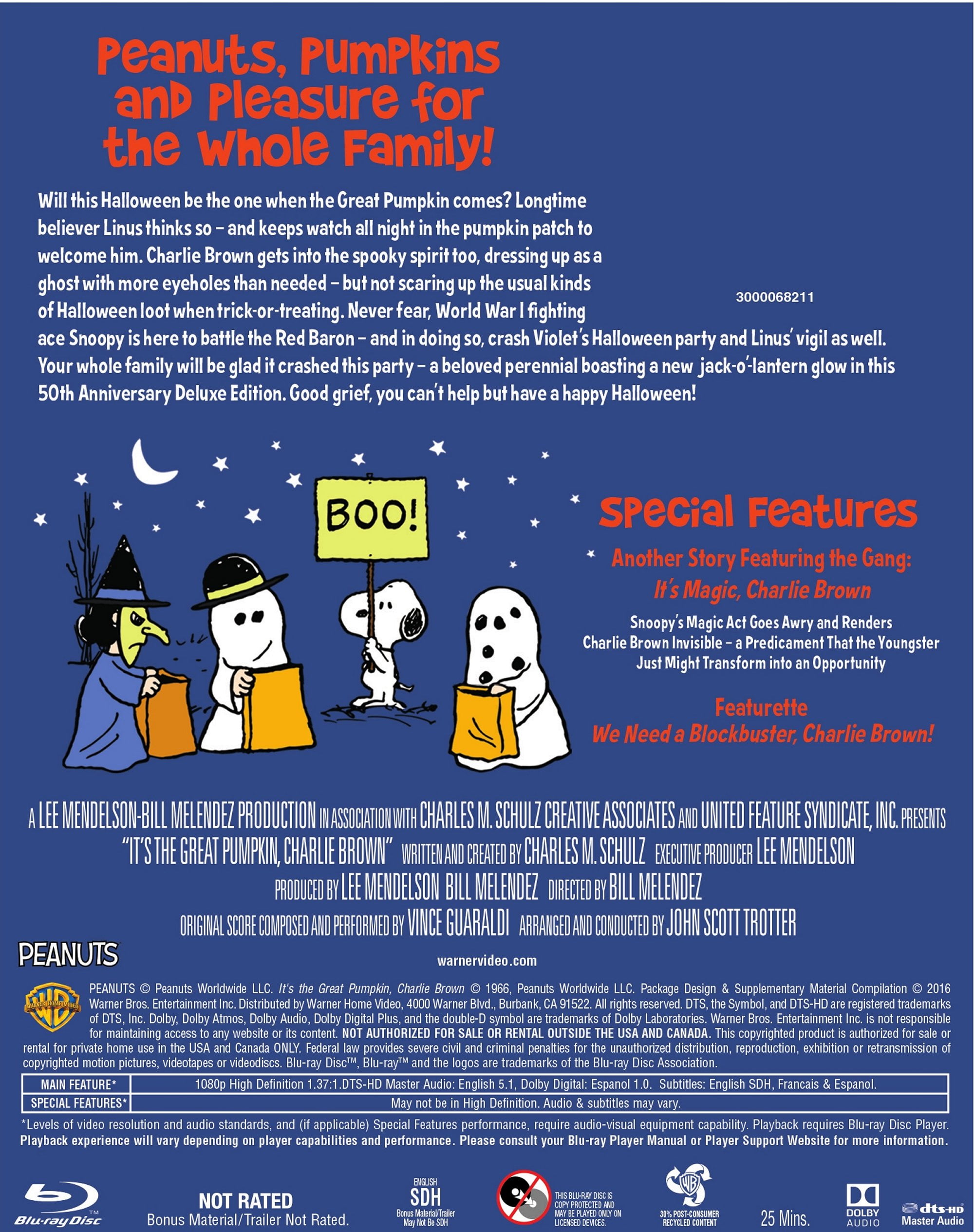 It S The Great Pumpkin Charlie Brown Blu Ray Walmart Com It S The Great Pumpkin Charlie Brown Blu Ray Walmart Com