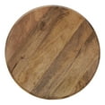 thumbnail image 5 of Round Side Table Made from Solid Mango Brown Wood, 5 of 7