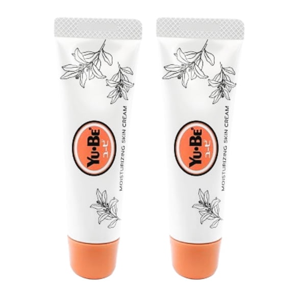 Yu-Be Moisturizing Skin Cream Tube (Duo): Dry & Damaged Skin Relief Cream for Night and Day | Deeply Hydrating Moisturizer for Severely Dry Skin | Ve
