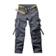 thumbnail image 1 of Pantalones largos para hombre, bolsillos laterales, pies pequeños, ajustados, largos, para hombre, 1 of 7