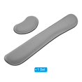 thumbnail image 3 of Uxcell Keyboard Wrist Pad Mouse Wrist Rest Ergonomic Wrist Support Comfortable Memory Foam Style 1, Gray 1 Set, 3 of 5