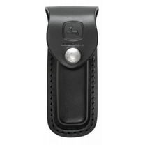 Case XX Knives John Deere Medium Black Leather Belt Sheath Button-Snap