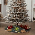 thumbnail image 6 of Bingfone Christmas Tree Skirt Mat Christmas Decoration Interior 48"-Funny Sloths In The Forest, 6 of 8