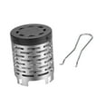 thumbnail image 3 of figatia Camping Mini Heater Camping Heater Cover Equipment Tool Warming Heater Portable Heater Furnace for Outdoor Activities Fishing Black, 3 of 8
