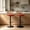 Red, variant on MOONMISS Swivel Bar Stools Set of 2, Modern Adjustable Counter Height Barstools with Back, Rattan Bar Chairs with Cushions & Metal Footrest, Pub Stools for Kitchen, Bar, Dining Room,Red