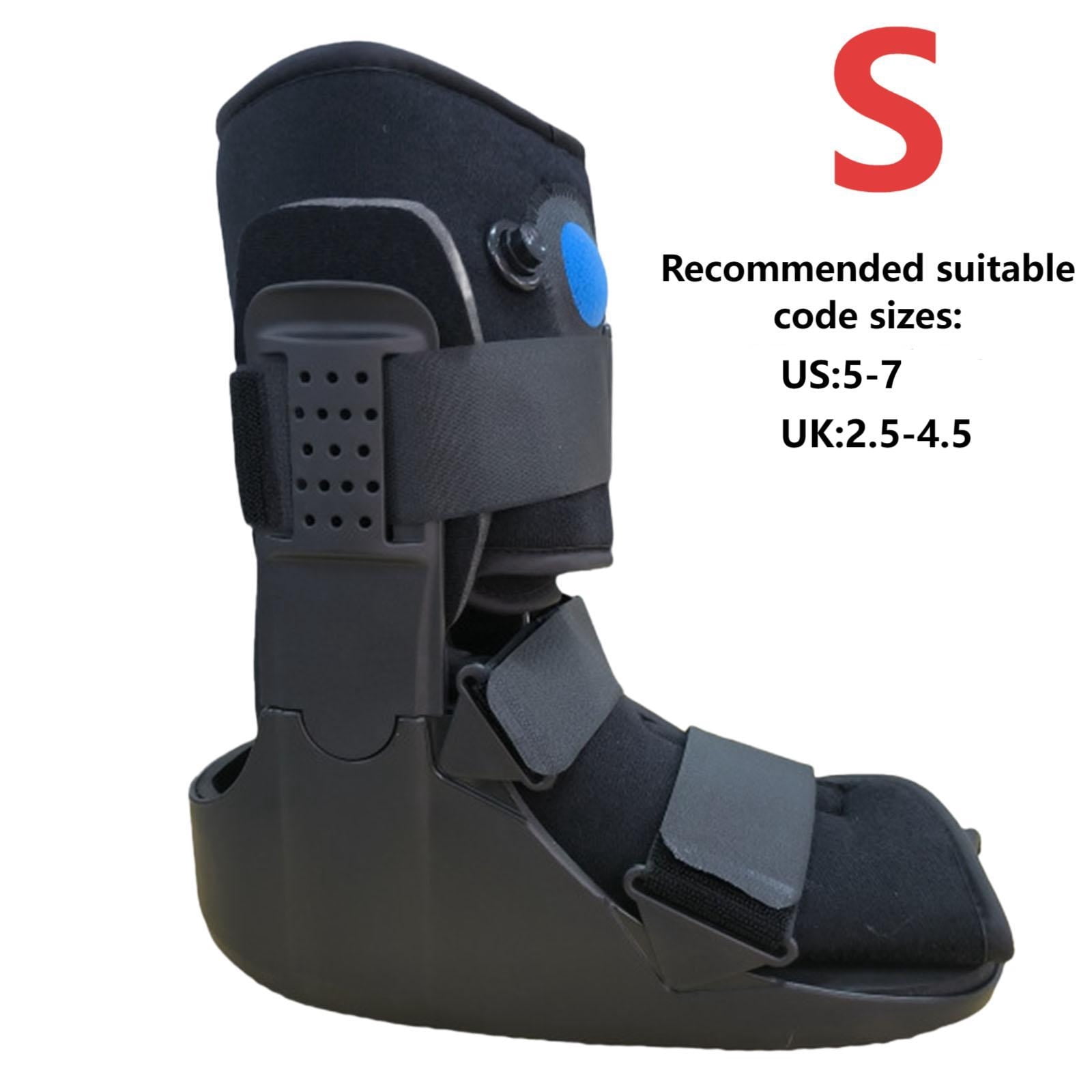 Light Air Ankle Brace Short Protective Boot, Walking Boot for Ankle Fracture,Orthopedic Support for Foot Sprain Recovery