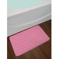 thumbnail image 2 of Geometric Bath Mat, Creative Symmetric Contemporary Zigzags and Rhombuses, Plush Bathroom Decor Mat with Non Slip Backing, 29.5" X 17.5", Pink Multicolor, by Ambesonne, 2 of 2