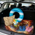 thumbnail image 2 of Xixirimido Bull Cosmic Galaxy Print SUV Cargo Liner Car Trunk Mat Universal Trim-to-Fit All Weather Cargo Mats for Most Car Model Trunk Liner Floor Mat Cargo Cover, 2 of 7