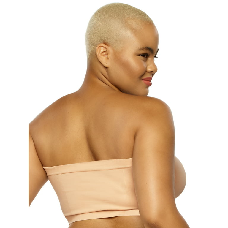Paramour by Felina  Body Smooth Seamless Underwire Bandeau Bra (Cameo  Rose, 2X) 