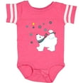 thumbnail image 3 of Inktastic Christmas Polar Bear and Cub with a star Boys or Girls Baby Bodysuit, 3 of 5