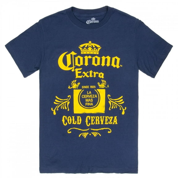Corona Extra Logo Navy Colorway T-Shirt-Small
