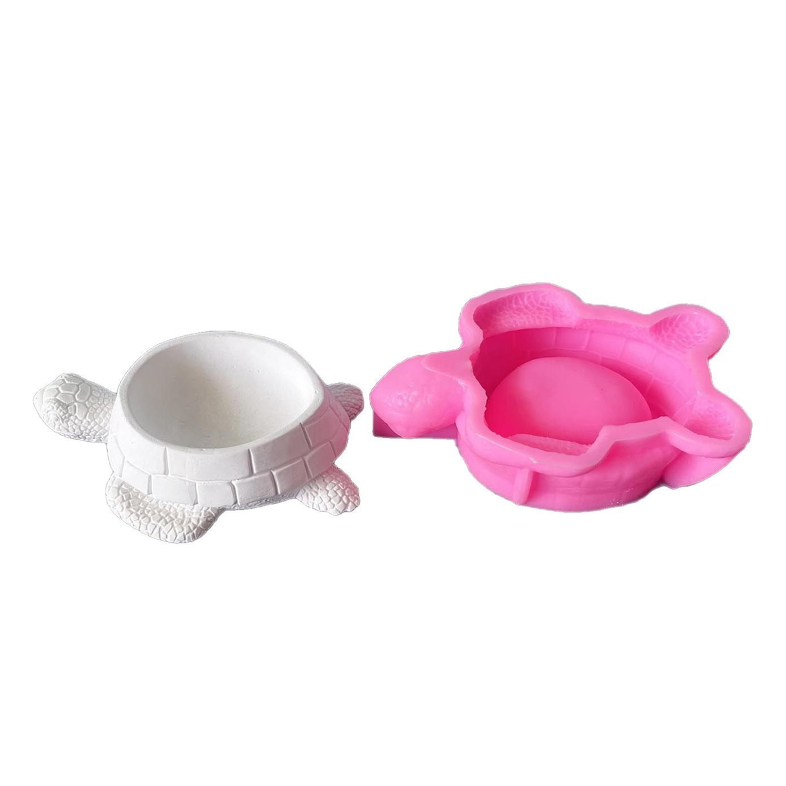 Tortoises Silicone Holder Molds for Epoxy Resin Cup Candy Jar Flower Planter Concrete Silicone Molds