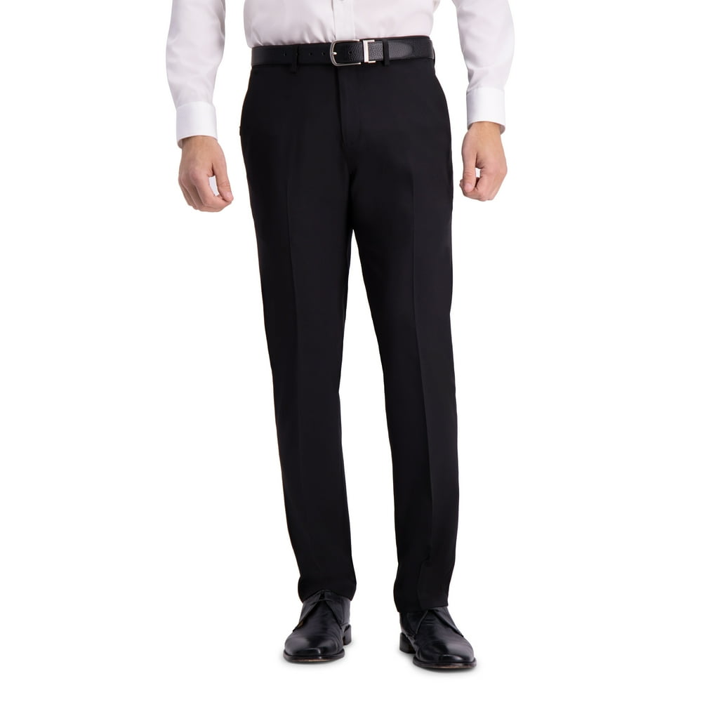 Haggar - The Active Series⢠Performance Flat Front Pant Straight Fit HD70268 - Walmart.com