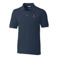 thumbnail image 2 of Men's Cutter & Buck Navy Auburn Tigers Advantage Tri-Blend DryTec Pique Polo, 2 of 3