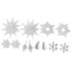 thumbnail image 2 of Adornos Colgantes Strade Fareast Limited 12 Piezas Acrílico Navidad, 2 of 8