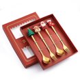 thumbnail image 3 of PENGXIANG Christmas Coffee Espresso Spoons Set Stainless Steel Christmas Spoon Set for Christmas Party Tableware, 3 of 6