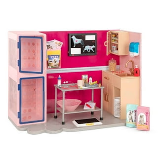 Our Generation Pretty Pantry Home Kitchen Furniture Set for 18 Dolls