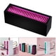 thumbnail image 4 of Estuche organizador de cosméticos de silicona con soporte de exhibición para tocador, de fácil acceso Negro rojo, 4 of 9