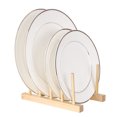 thumbnail image 1 of Estante multiusos de madera para platos, escurridor de secado de platos, soporte de almacenamiento, organizador de armario de cocina para platos, platos, cuencos, tazas y ollas, 1 of 6