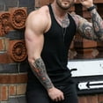 thumbnail image 3 of GZWYHT Mens Tank Tops,Compression Shirt Men Spring Summer Casual Beach O Neck Solid Sleeveless Sports Tank Tops Blouse Sleeveless Shirts,Gym Shirts Men Black M, 3 of 6