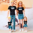 thumbnail image 4 of Muñeca familiar de cuerpo móvil para niños, Juego de 4 muñecas de 30cm, mamá, papá, Ken, Barbies, juguete educativo para niños, regalo de cumpleaños, 1/6, 4 of 5