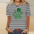 thumbnail image 2 of Camisetas Casuales de Mujer Nueva Moda Impresa Cuello Tripulado Manga Corta, Top Ligero para Diario Y Fiesta, 2 of 4