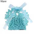 thumbnail image 4 of LCXmlly Oven Baking Mat Candy Box Set (50Pcs) Easy to Assemble Hollow Bowknot Design for Wedding Chocolate Candy Packing, 4 of 6