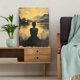 thumbnail image 5 of Qisvanset 12x16 Inch With Frame 2D Flat Wall Art How Great Thou Art Vintage Hymn Religious Landscape Decor, 5 of 8