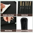 thumbnail image 4 of Unique Bargains Foldable Makeup Brush Holder 15 Pockets Makeup Brush Organizer Stand-up Makeup Brush Travel Bag, 4 of 6