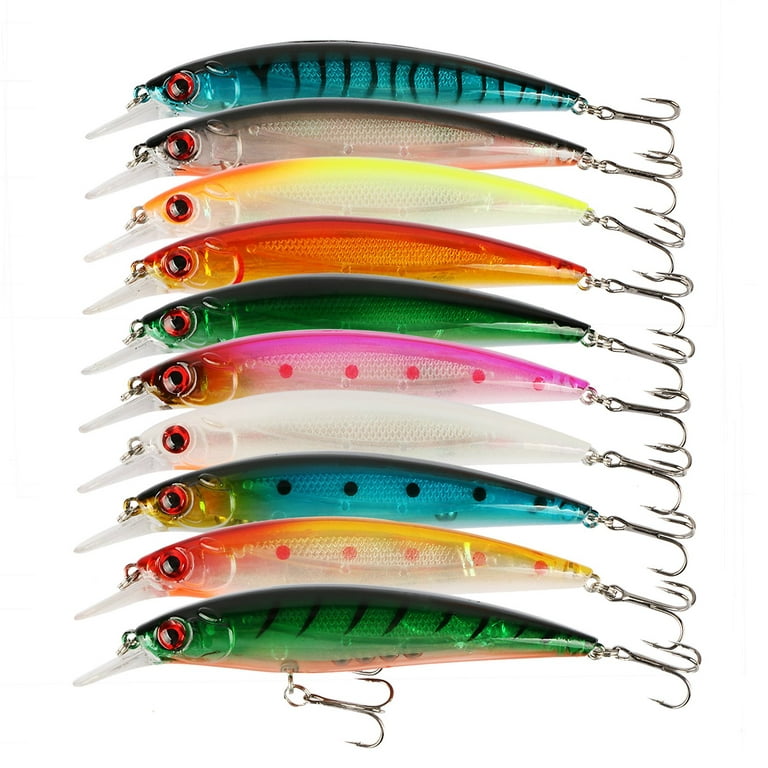 Goture Fishing Lure Set Soft and Hard Lure Including Spinner Baits Minnow  Frog Popper Spoon Jigs Jointed Swimbaits for Freshwater Saltwater
