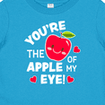 thumbnail image 4 of Inktastic Youre the Apple of My Eye Valentine Pun with Cute Apple Boys or Girls Baby T-Shirt, 4 of 5