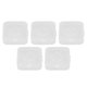 thumbnail image 2 of 5pcs Powder Puff Storage Box Holder Transparent White Breathable Dustproof Makeup Puff Container Case, 2 of 5