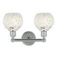 thumbnail image 5 of Innovations Lighting - White Mouchette - 2 Light Bath Vanity In Modern, 5 of 7