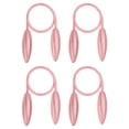 thumbnail image 1 of Unique Bargains Creative Curtain Tiebacks Clips Decorative Window Drape Twist Tie Backs, Pink 4 Pack, 1 of 6