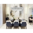 thumbnail image 2 of Elegant Lighting Josephine 48" Rectangular Chandelier in Chrome, 2 of 8
