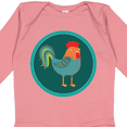 thumbnail image 4 of Inktastic Rooster Chicken Farmer Boys or Girls Long Sleeve Baby Bodysuit, 4 of 5