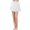 White, variant on Women's Solid Skirt Base Versatile Penetration A-Line Casual Wear for Daily Outfits