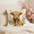 thumbnail image 2 of Throw Pillow Cover 18x18 Inch Cute Patterns Print Soft Breathable Hidden Zipper Decorative for Sofa Living Room by MPOISVA, 2 of 6