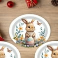 thumbnail image 5 of SLYNSHome - 50 Pcs - Easter Disposable Paper Plates Heavy Duty for Dinner Party Decoration - 12.6 inch - Cute Rabbit Plates Bunny Tableware for Home Easter Parties Wedding Decor, 5 of 7