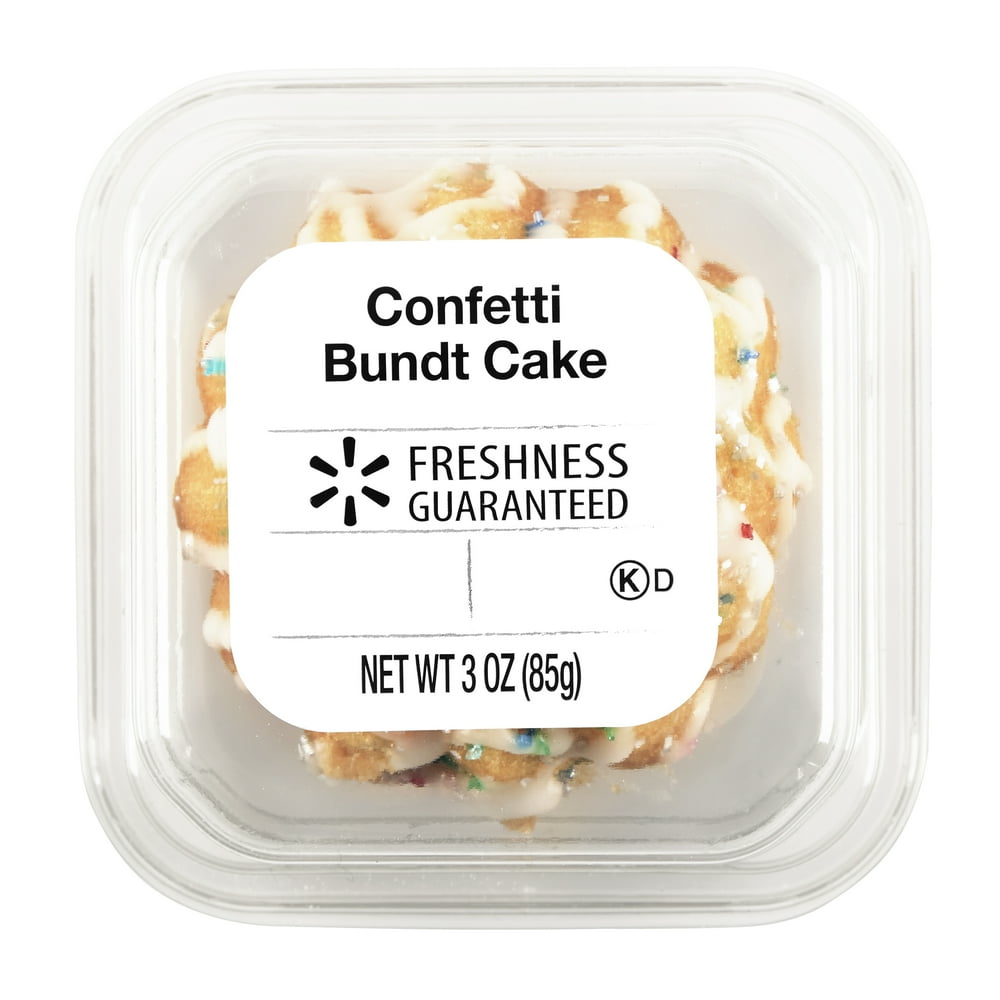 Freshness Guaranteed Confetti Mini Bundt