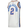 thumbnail image 3 of Unisex Nike Shai Gilgeous-Alexander White Oklahoma City Thunder Swingman Jersey - Association Edition, 3 of 3