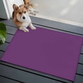 thumbnail image 4 of Dark Purple Area Rugs 2x3 for Living Room, Farmhouse Solid Purple Color Modern Art Non Slip Washable Rug Runner, Low Pile Indoor Floor Carpet Mat Bathroom Rugs for Bedroom, Kids Room, 4 of 9