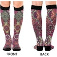 thumbnail image 2 of Coolnut Mandala Compression Socks, 1 Pack Women Men Long Stocking (20-30mmHg) Travel Knee High Stockings for Athletic Sports,Running,Cycling,Nursing, 2 of 6