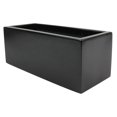 Brisbane Rectangle Fiberglass Planter Box (L30" x W10" x H10", Matte