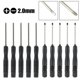 thumbnail image 2 of 10Pcs 322Inch Small Screwdriver Set Repair Tool Slotted Cross Screwdrivers 2mm Mini Cross/Slotted Screwdriver Hand Tool, 2 of 5