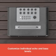 RadioShack 110W Wireless Speaker with Bluetooth, LED Light Effects, Bass and Echo Controls, USB and AUX Input, Guitar and Microphone Ports, Model 4001986