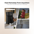 thumbnail image 5 of Penthouse Paws Smart HD Automatic Pet Feeder, 6L Dry Food Capacity, 1080p Camera, 2-Way Audio, Scheduled Meals,  Backup Power, Easy to clean, Anti-Jam Design for Cat & Dog, Black/ Stainless Steel, 5 of 9