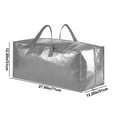 thumbnail image 3 of 23-Gallon Waterproof Moving Travel Luggage Storage Woven for Dirt Proof Carry 30x71x35cm, 3 of 6
