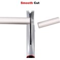 thumbnail image 4 of Cortador de tubos de PVC con trinquete para cortar tubos de PVC, herramienta para cortar tubos de polietileno Pex Od Ppr, cortador de tubos de plástico, hasta 2,5 quot; (64 mm blanco). Afortunado Sencillez, 4 of 5